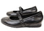 Tamaris Casandra Womens Comfortable Black Leather Mary Jane Shoes