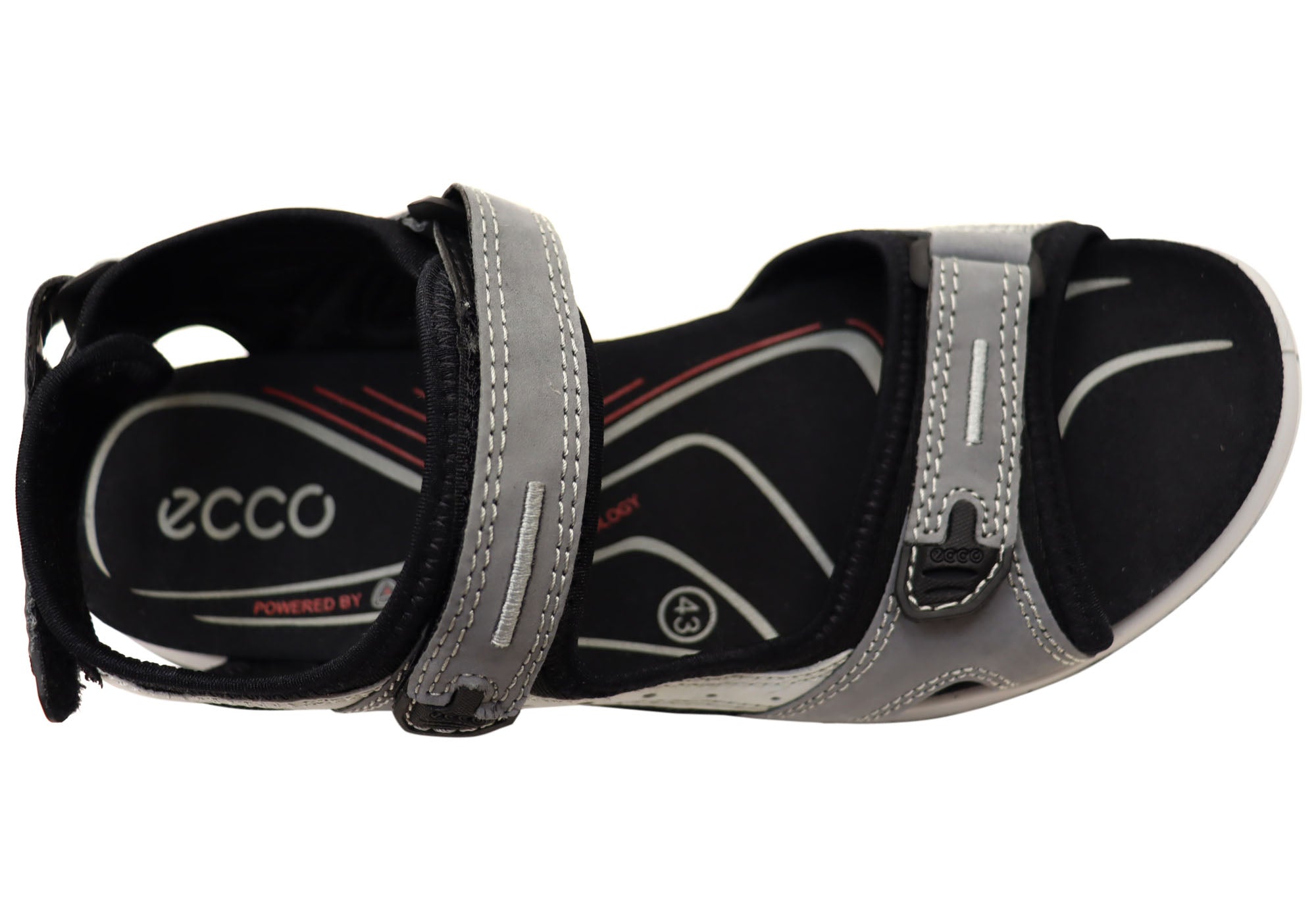 ECCO Womens Offroad Comfortable Leather Adjustable Sandals