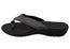 Homyped Ucray Mens Supportive Comfort Extra Extra Wide Thongs Slate