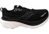 Saucony Womens Hurricane 25 Comfortable Wide Fit Athletic Shoes Black White