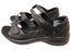 Revere Geneva Womens Comfortable Leather Wide Width Sandals