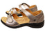 Revere Geneva Womens Comfortable Leather Wide Width Sandals