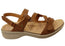 Revere Miami Womens Comfortable Leather Wide Width Sandals