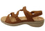 Revere Miami Womens Comfortable Leather Wide Width Sandals