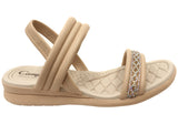 Campesi Lorina Womens Brazilian Cushioned Footbed Comfortable Sandals