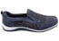CC Resorts Tavian Womens Comfortable Wide Fit Leather Slip On Shoes