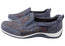 CC Resorts Tavian Womens Comfortable Wide Fit Leather Slip On Shoes