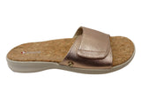 Revere Macau Womens Comfortable Leather Slides Sandals