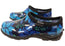 Sloggers Comfortable Womens Splash Shoes Spring Surprise Blue