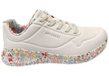 Skechers Womens Uno Lite Subtle Prints Comfortable Lace Up Shoes