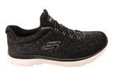 Skechers Womens Summits Sparkling Spots Comfortable Slip On Shoes