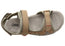 Cabello Comfort Trek Womens Leather Adjustable Strap Sandals