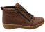 Cabello Comfort 7232-420 Womens Comfort Leather European Ankle Boots