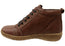 Cabello Comfort 7232-420 Womens Comfort Leather European Ankle Boots
