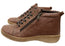 Cabello Comfort 7232-420 Womens Comfort Leather European Ankle Boots