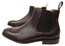 Florsheim Mens EE Extra Wide Leather Rucci Chelsea Plain Toe Boots