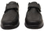 Propet Mens Parker 3E Extra Wide Leather Adjustable Strap Shoes