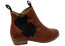Homyped Empress Womens Supportive Leather Ankle Boots Cognac