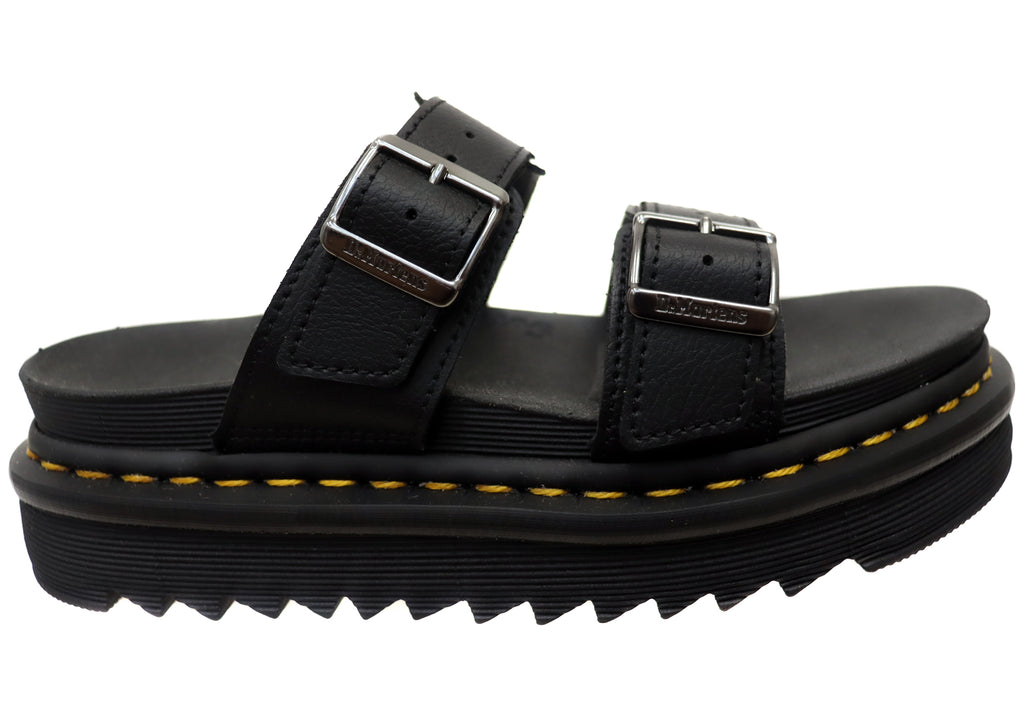 Dr Martens Womens Fashion Platform Leather Myles Sandals Brand House Direct