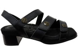 Homyped Kelsi Criss Cross Womens Comfortable Leather Low Heel Sandals