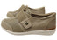 Homyped Maya Womens Comfortable Leather Wide Shoes Taupe