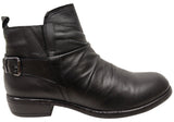 Cabello Comfort Enrich Womens Leather European Low Heel Ankle Boots