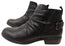 Cabello Comfort Enrich Womens Leather European Low Heel Ankle Boots