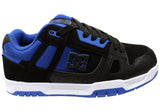 DC Shoes Mens Stag Comfortable Leather Shoes Fade Out Indigo