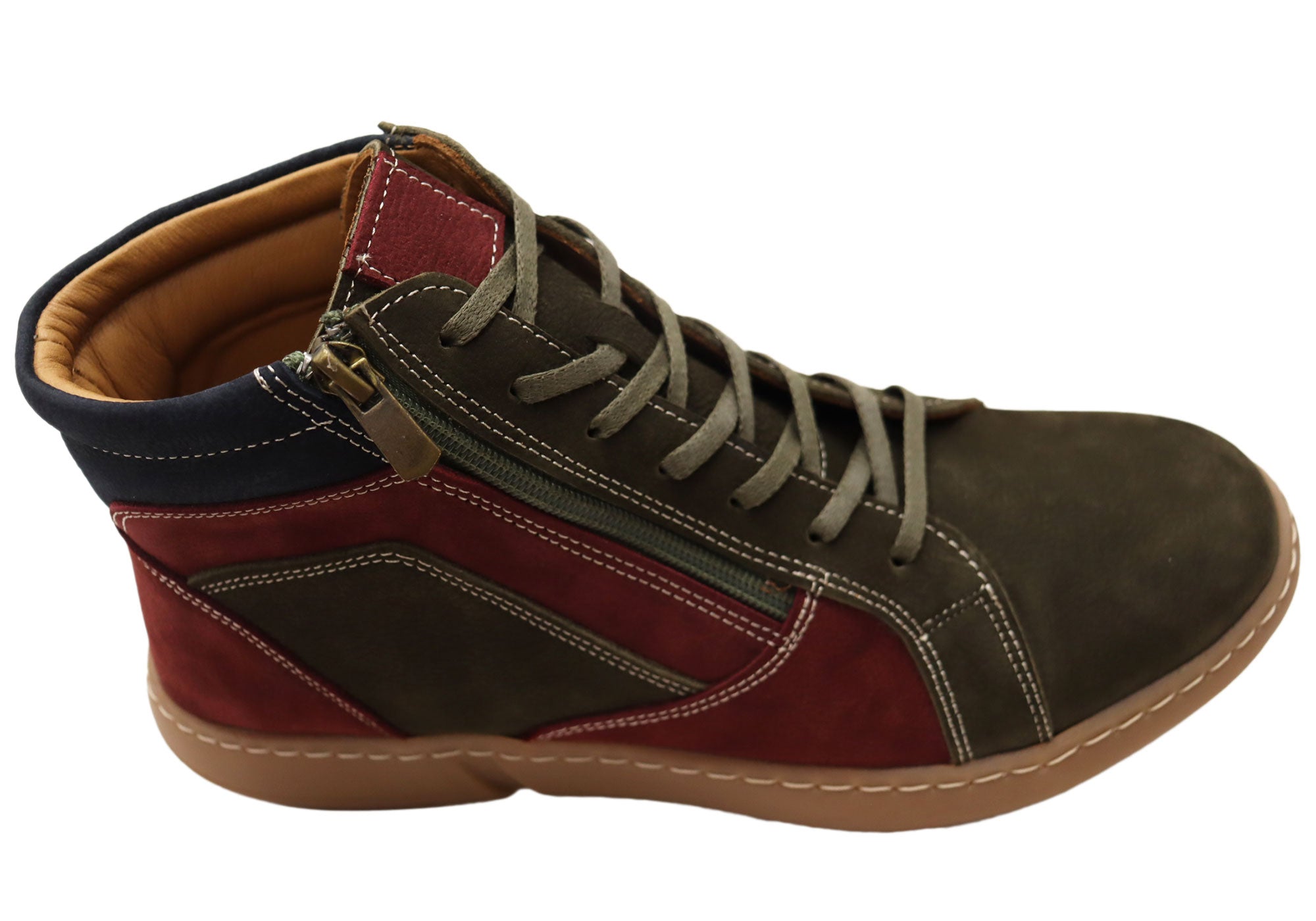 Khaki Nubuck Multi
