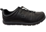 Kroten Mens Travelwalker Leather 3E Extra Wide Walking Shoes