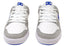 DC Shoes Mens Cure Comfortable Leather Shoes White Grey Blue