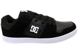 DC Shoes Mens Cure Comfortable Leather Lace Up Shoes Black