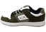 DC Shoes Mens Manteca 4 Comfortable Leather Shoes Khaki Dark Olive