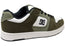 DC Shoes Mens Manteca 4 Comfortable Leather Shoes Khaki Dark Olive