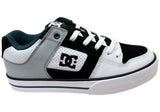 DC Shoes Mens Comfortable Leather Pure Lace Up Shoes New Teal White