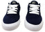 DC Shoes Mens Comfortable Teknic Leather Lace Up Shoes Navy Blue