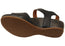 Scholl Orthaheel Jacinta Womens Comfortable Leather Wedge Sandals