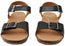 Scholl Orthaheel Jacinta Womens Comfortable Leather Wedge Sandals