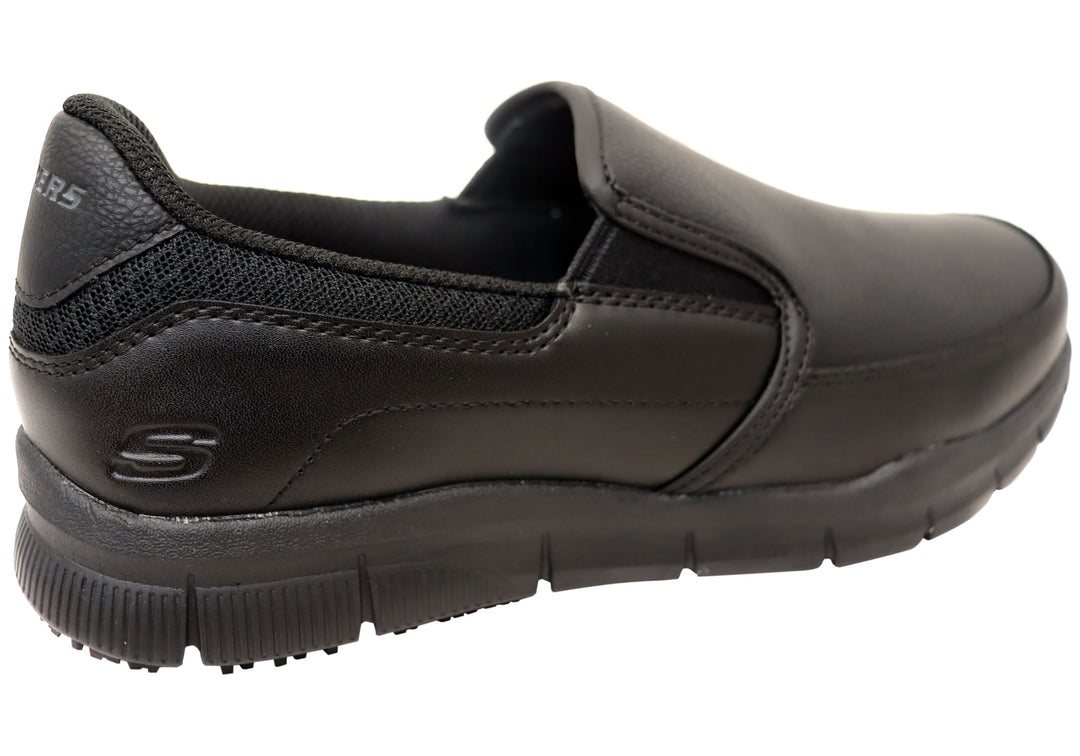 Skechers Mens Work Wide Fit Nampa Groton Slip Resistant Shoes Brand