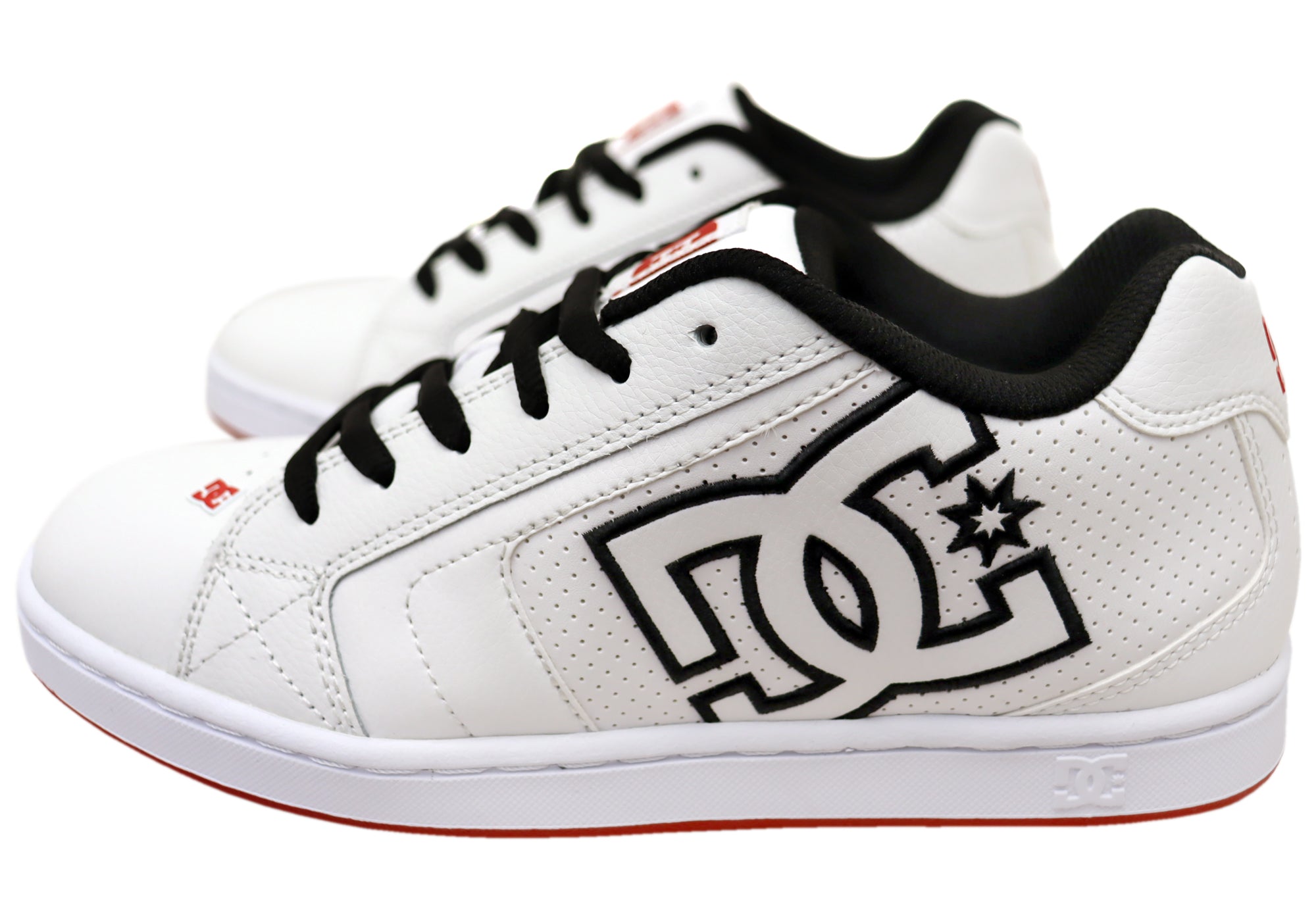 White Black Athletic Red