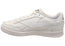 Reebok Court Advance Womens Comfortable White Lace Up Sneakers