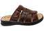 Woodlands Hoyt Mens Comfortable Leather Slides Sandals