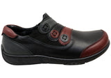 Orizonte Mosley Womens European Leather Slip On Comfortable Shoes