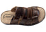 Woodlands Hoyt Mens Comfortable Leather Slides Sandals