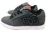 DC Shoes Mens Comfortable Leather Net Shoes Grey Black Red