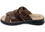 Woodlands Hoyt Mens Comfortable Leather Slides Sandals