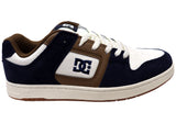 DC Shoes Mens Manteca 4 Comfortable Leather Shoes Tan Brown