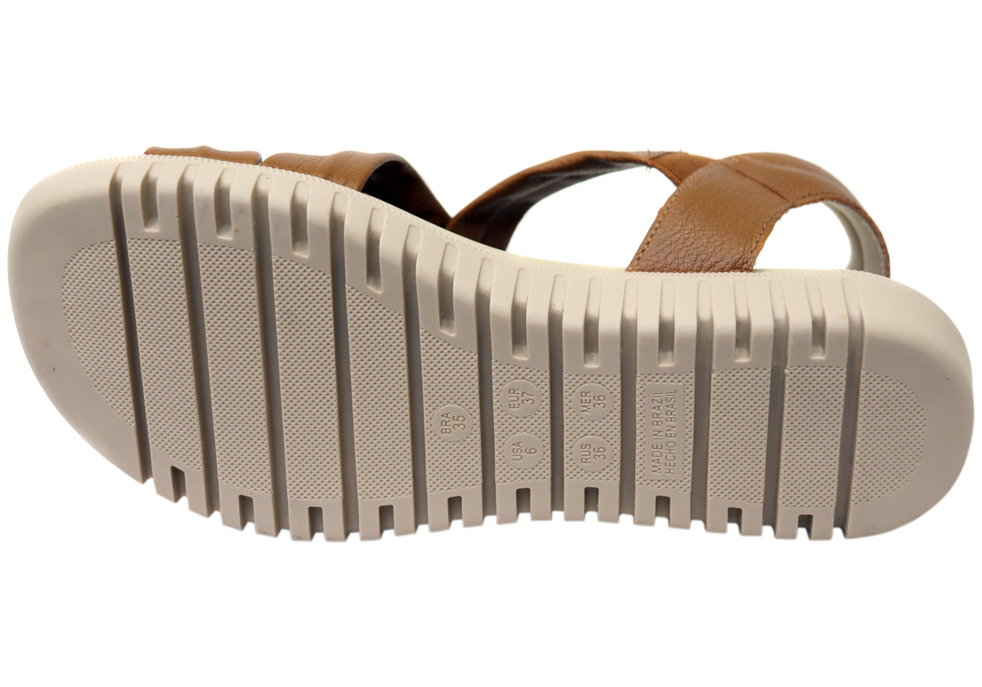 Comfortflex Posey Womens Leather Sandals With Comfortable Footbed