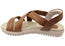 Comfortflex Posey Womens Leather Sandals With Comfortable Footbed