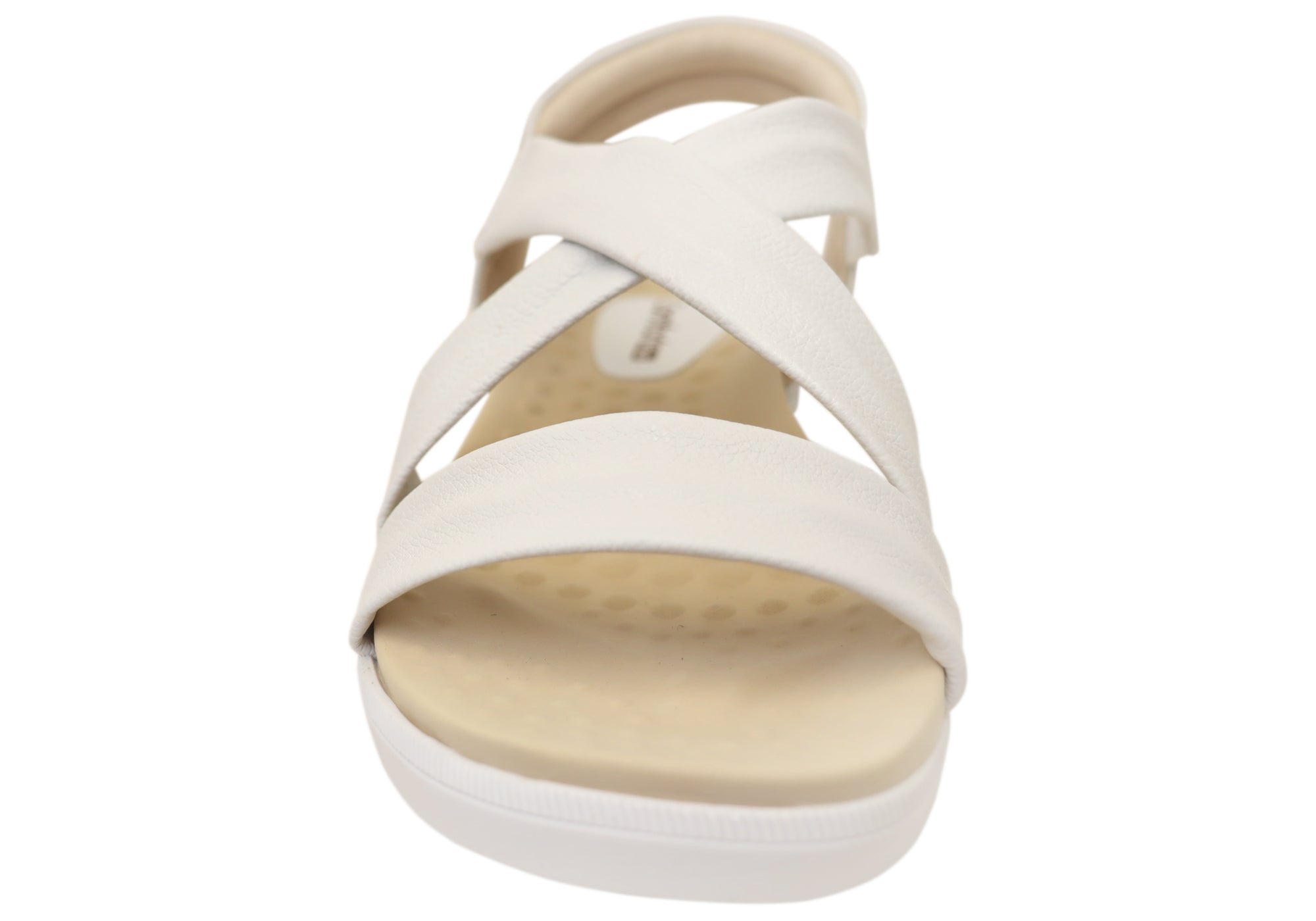 Comfortflex Posey Womens Leather Sandals With Comfortable Footbed